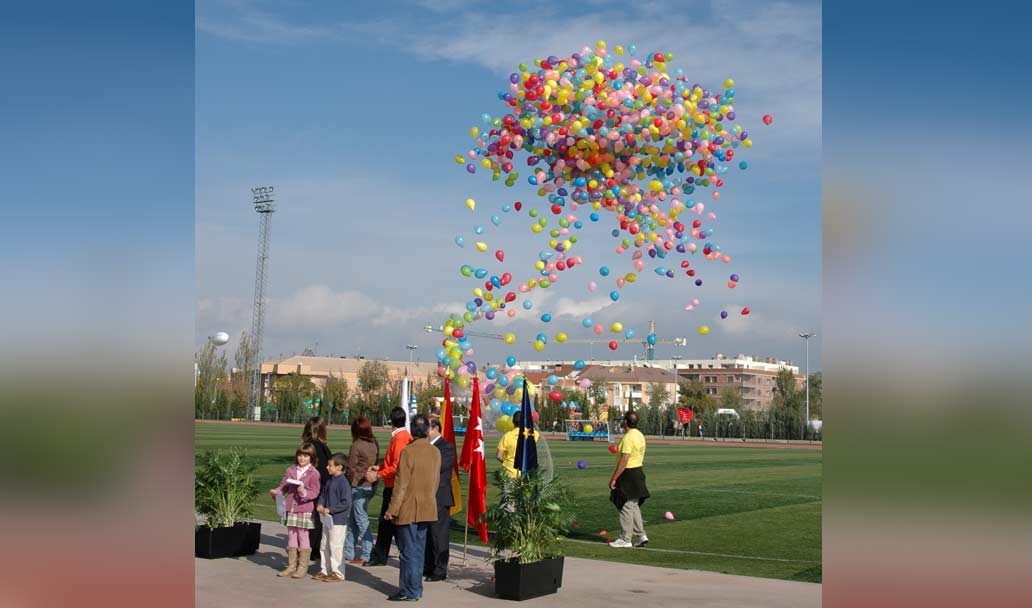 Suelta de globos